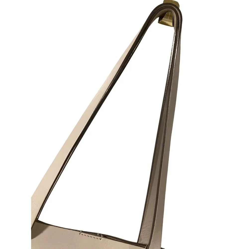 Anya Hindmarch Ebury Shopper II Eyes Leather Tote Steam Gray Circus Googly Eyes - Picture 6 of 16